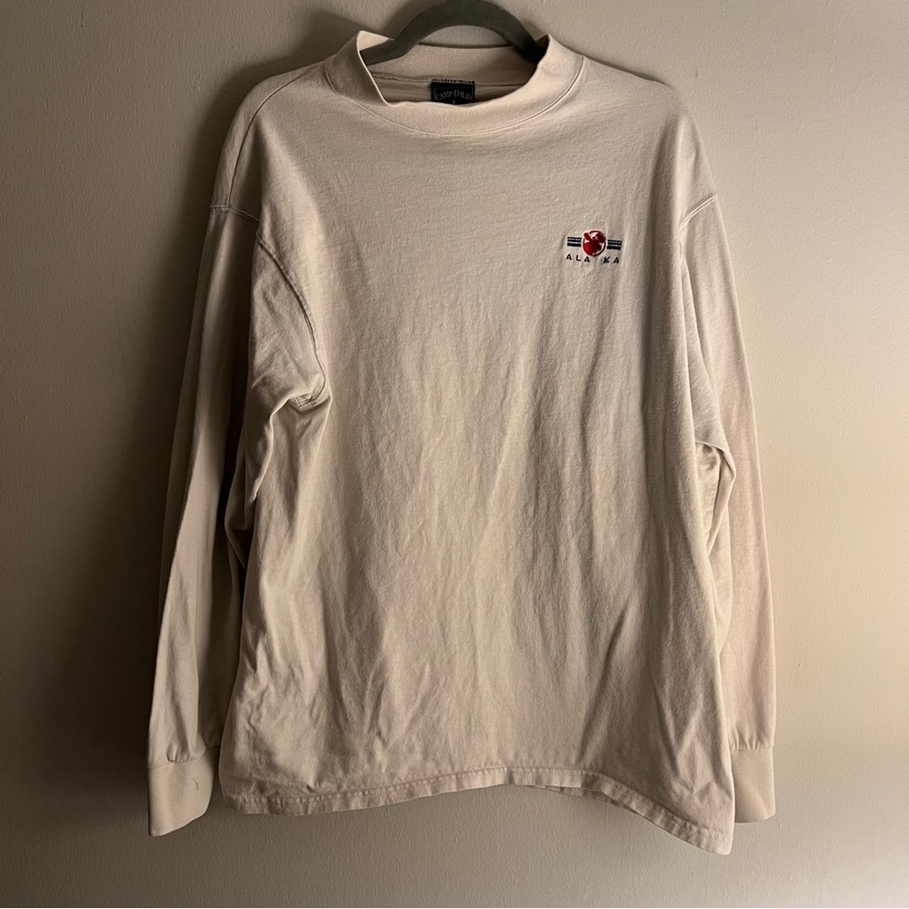 Vintage Alaska White Long Sleeve Shirt